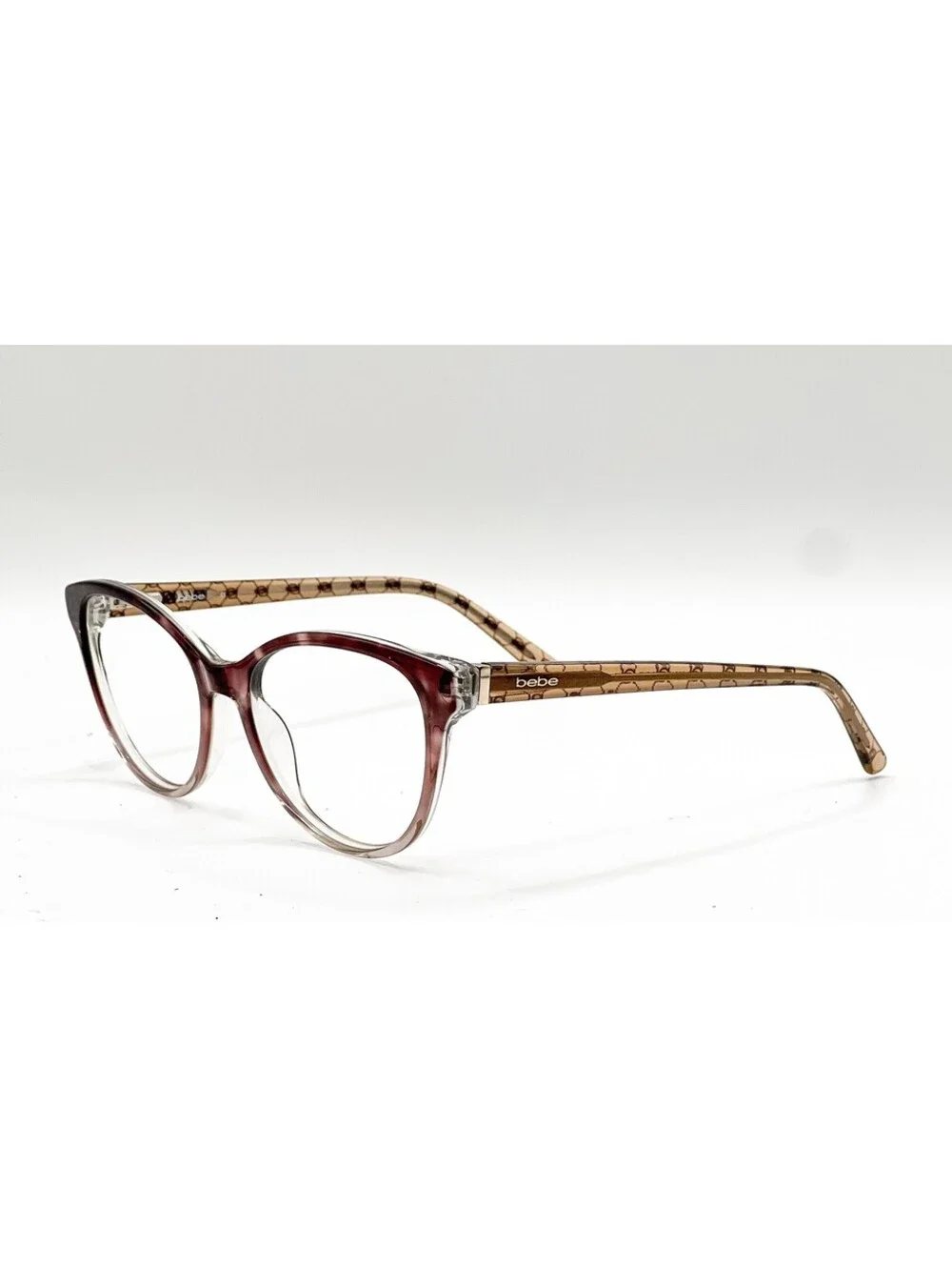 Bebe BB5195 200 Topaz Gradient Round Authentic Eyeglass Frames 53-17